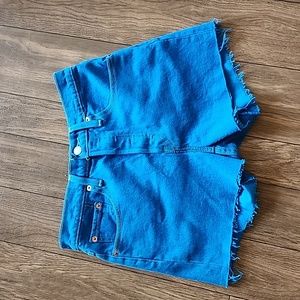 Levis size 0 vibrant blue